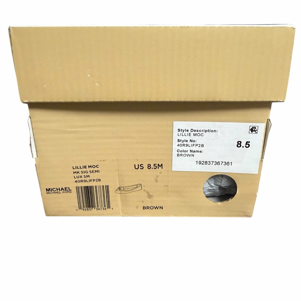 MICHAEL Michael Kors Lillie Logo Moccasins Flat 8.5M NIB - Picture 10 of 10